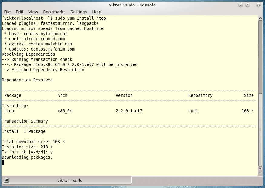 Yum install portmap linux
